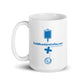 Code Blue Alert Coffee White glossy mug