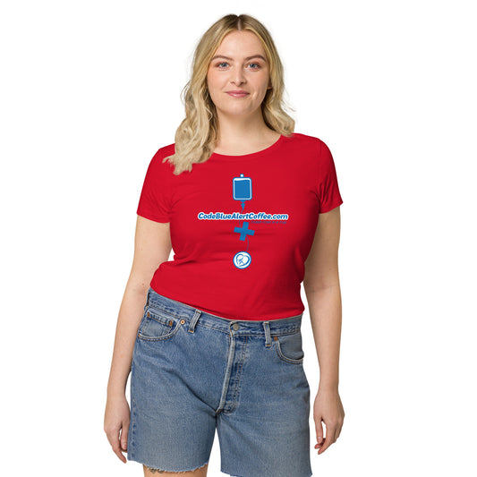 Code Blue Alert Coffee Women’s basic organic t-shirt